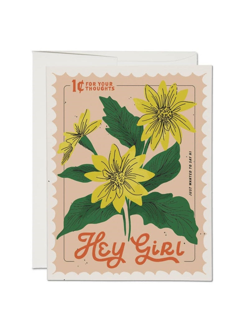 "Hey Girl" Everyday Greeting Card