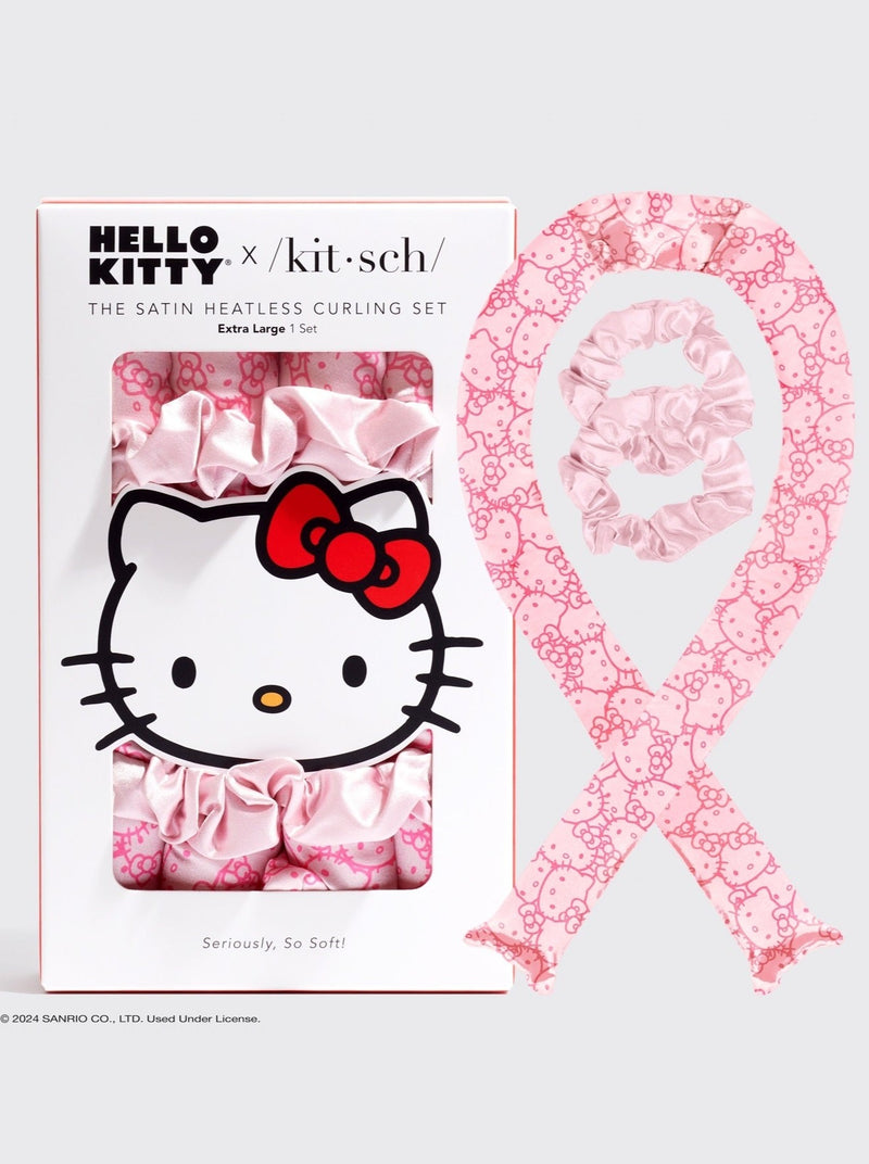 Hello Kitty x Kitsch XL Heatless Curling Set