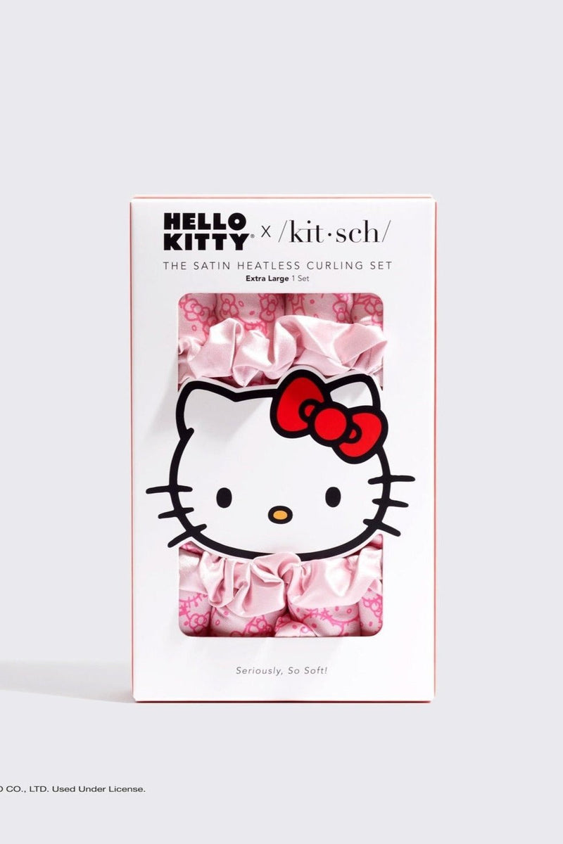 Hello Kitty x Kitsch XL Heatless Curling Set