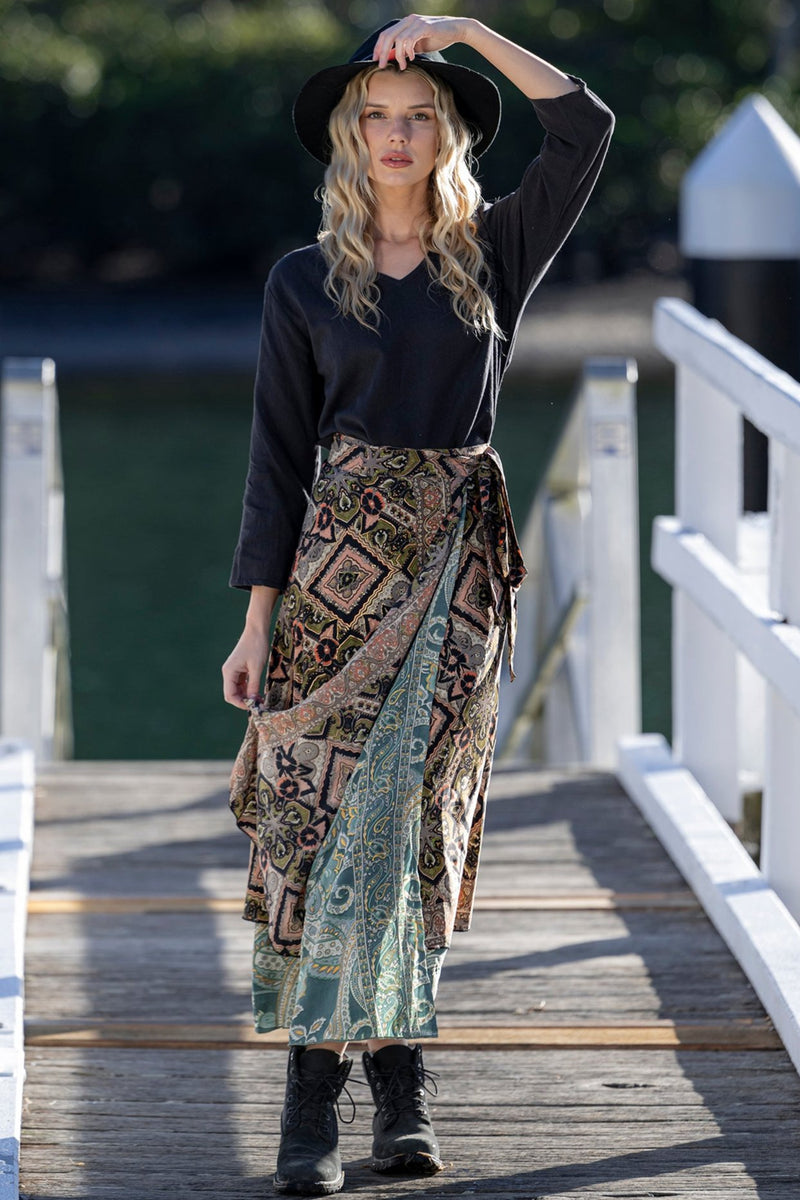 Keisha Wrap Skirt