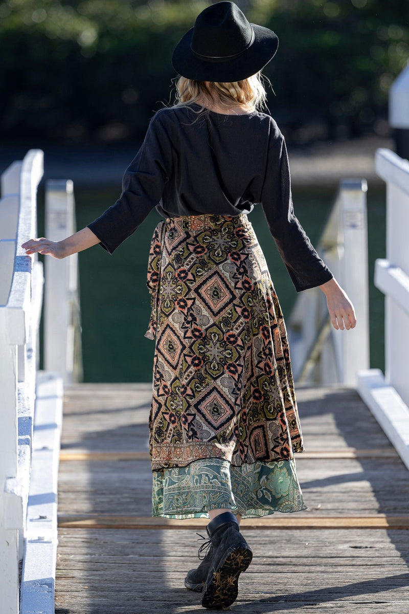 Keisha Wrap Skirt