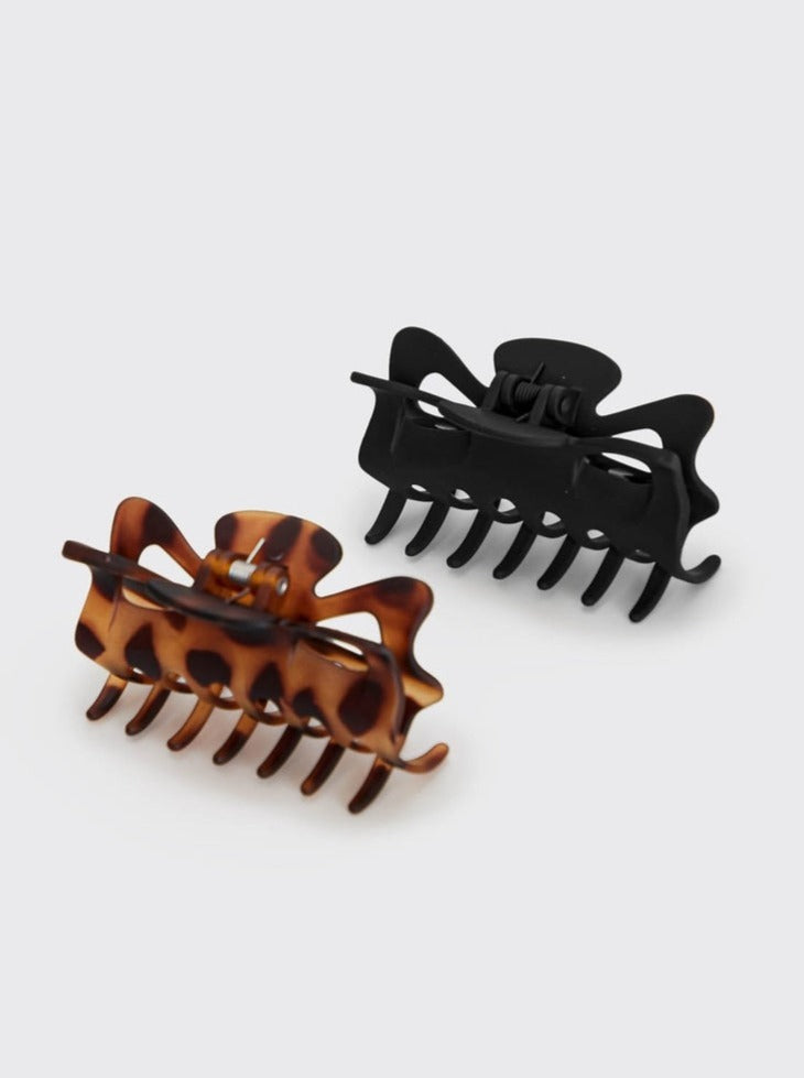 Large Claw Clip 2-pc Set