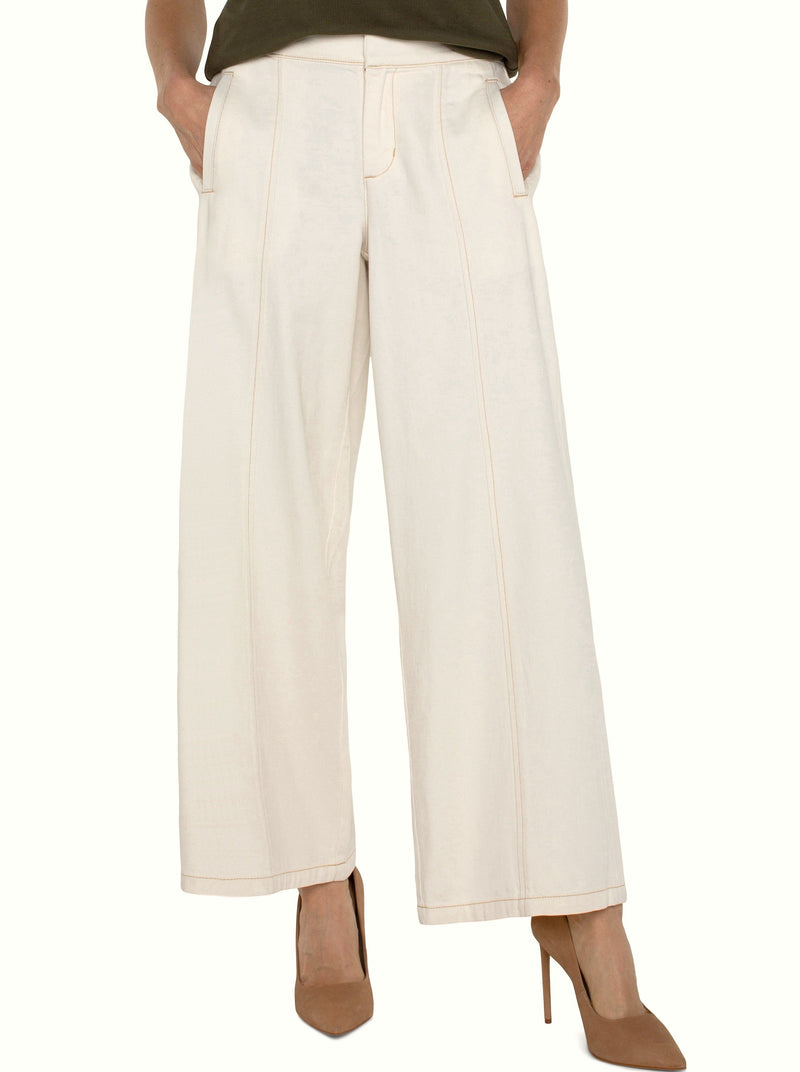 Wide Leg Ankle Pant