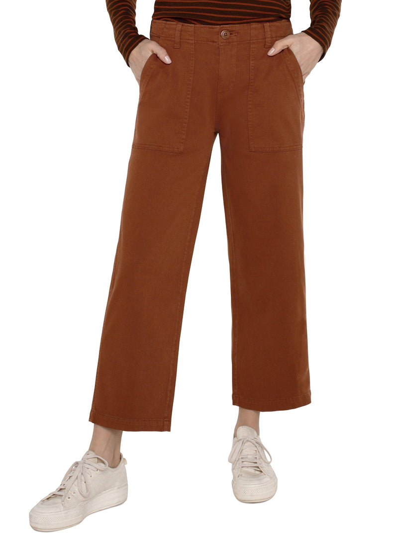 Utility Cargo Wide Leg Crop