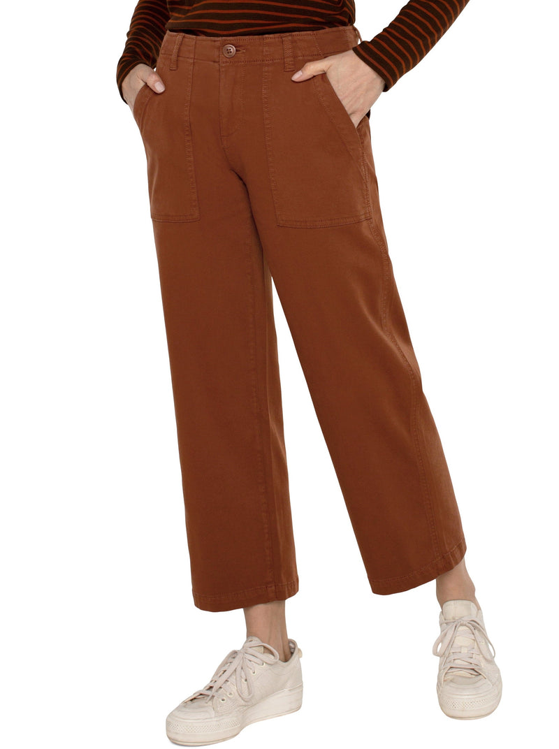 Utility Cargo Wide Leg Crop