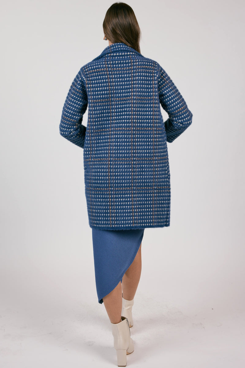 Marceau Houndstooth Coat