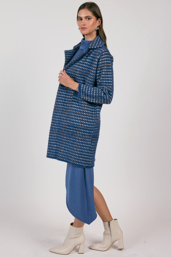 Marceau Houndstooth Coat