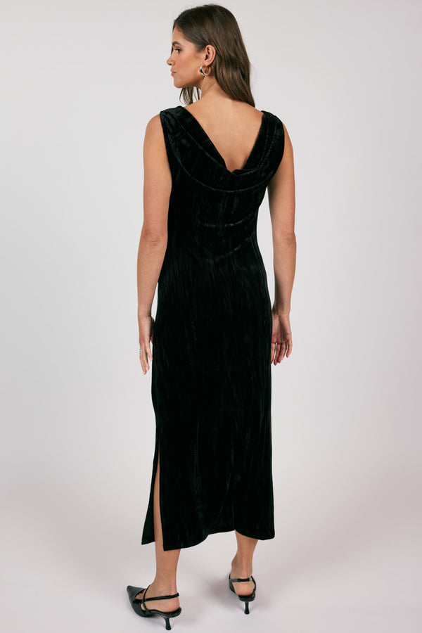 Masterpiece Velvet Midi Dress