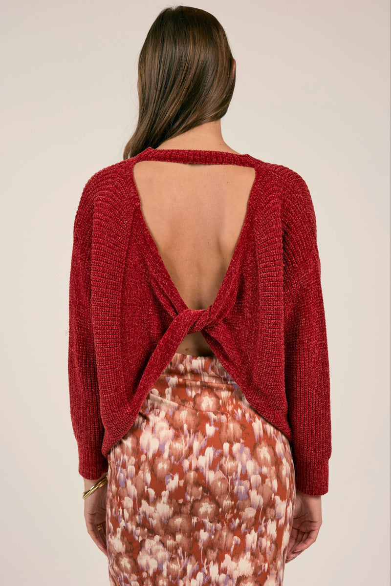 Melanie Twist Back Sweater