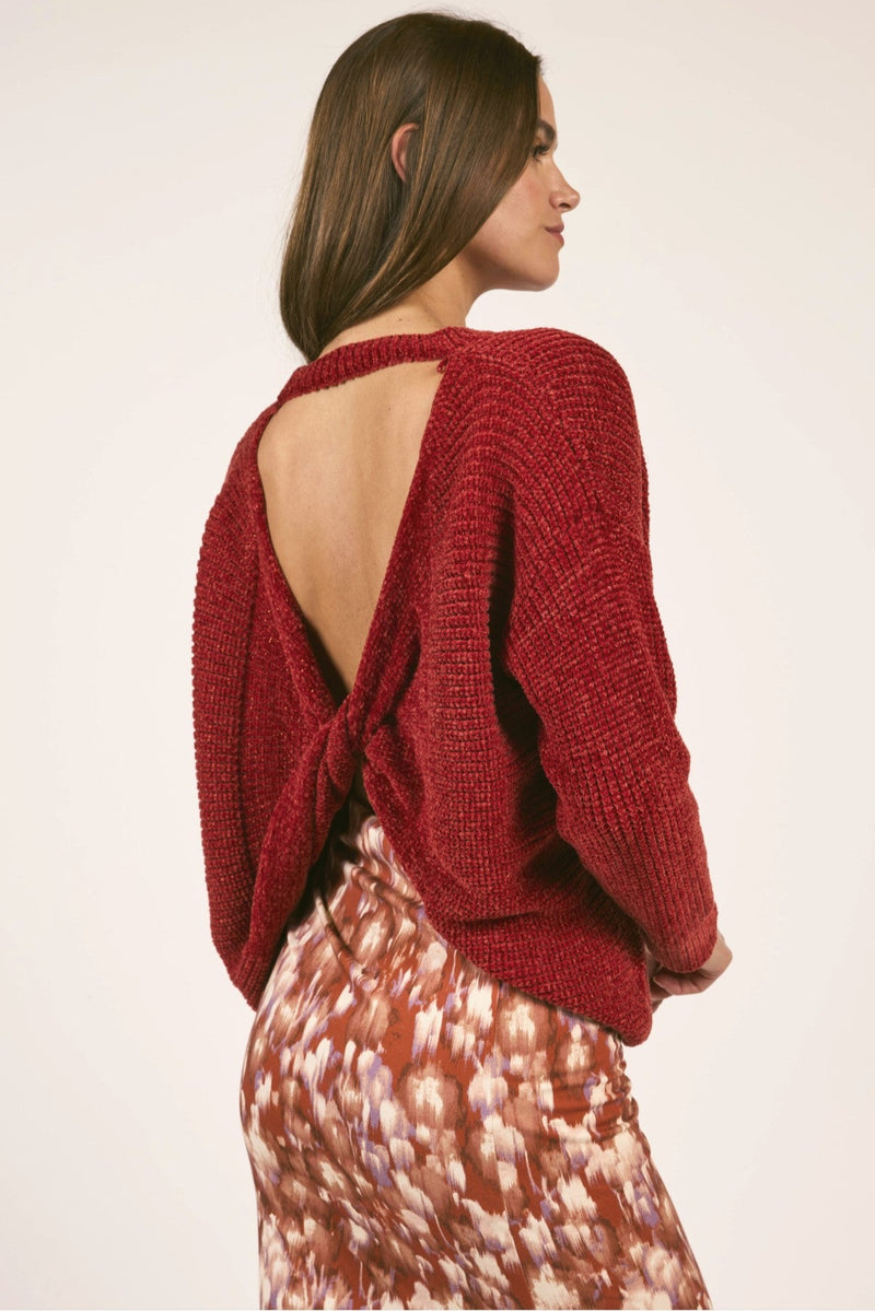 Melanie Twist Back Sweater