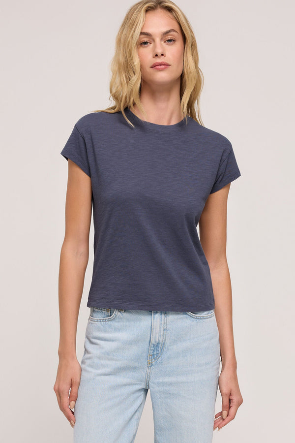 Modern Slub Tee - worn blue
