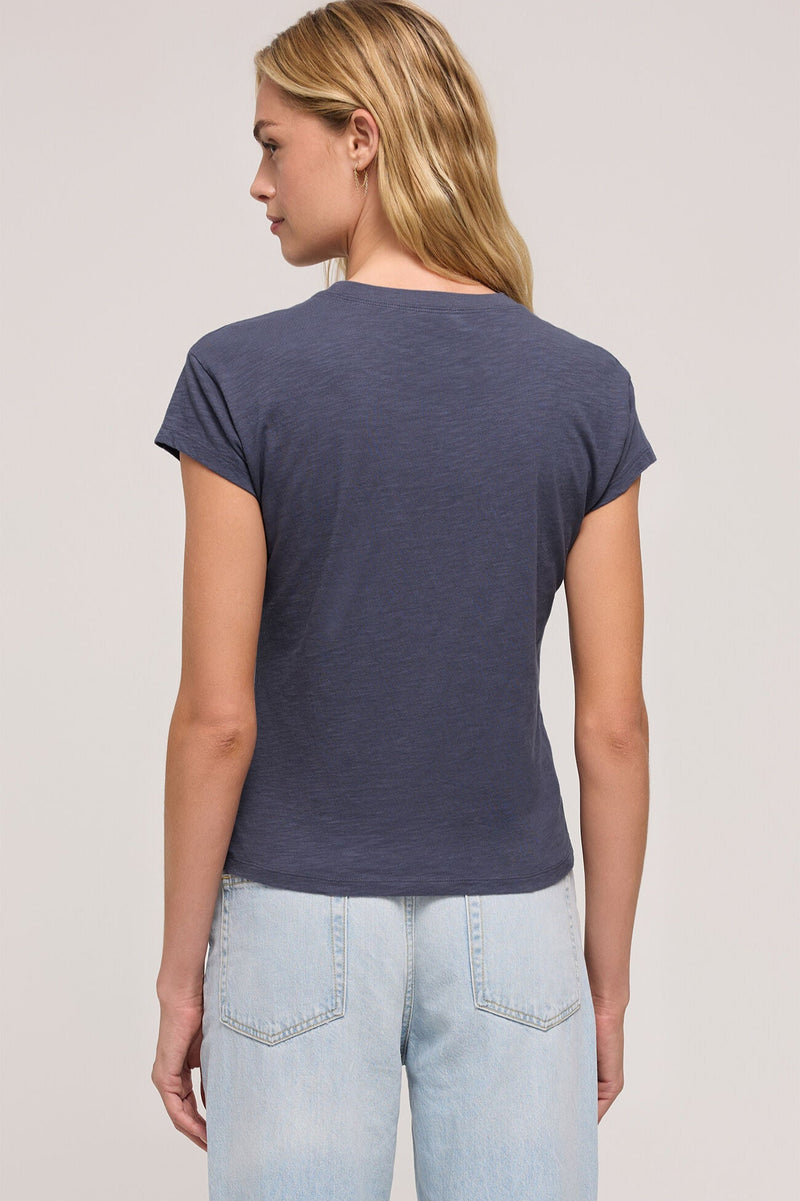 Modern Slub Tee - worn blue