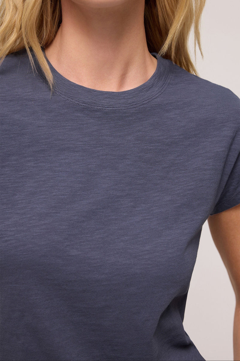 Modern Slub Tee - worn blue