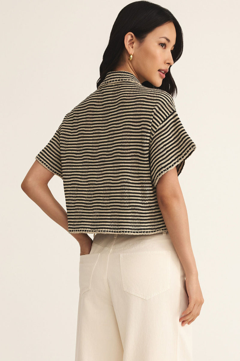 Monaco Crochet Button Up
