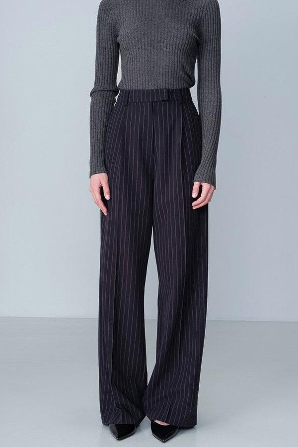 Neve Wide Leg Striped Trousers