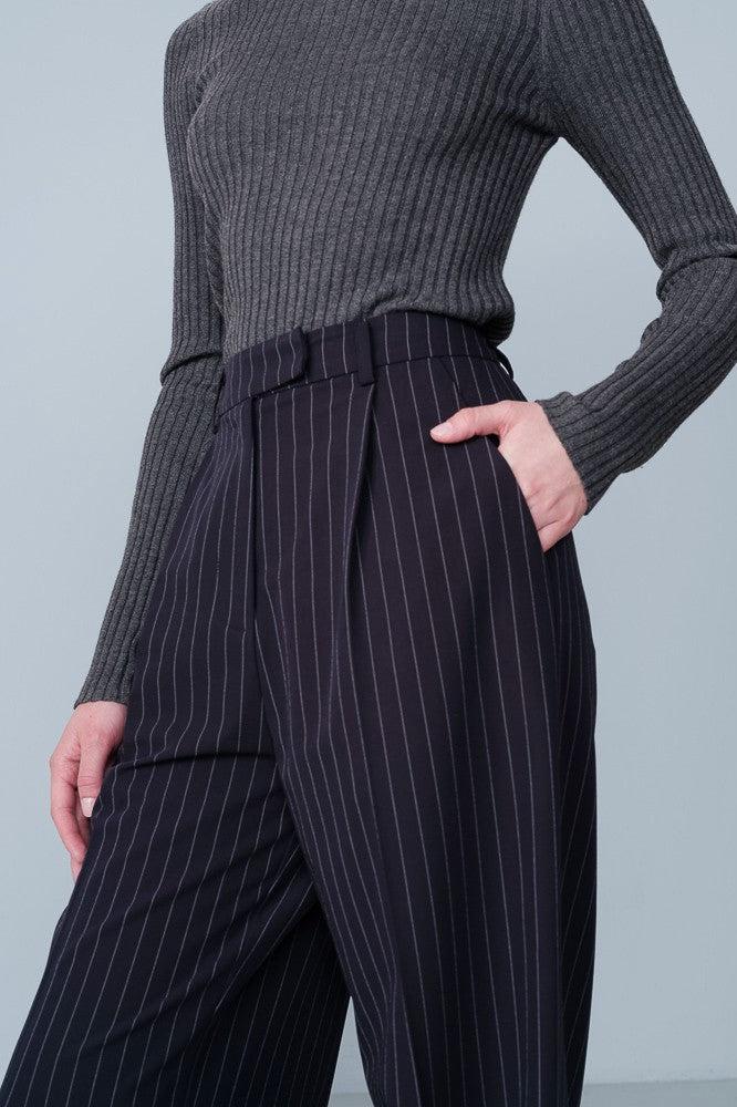 Neve Wide Leg Striped Trousers