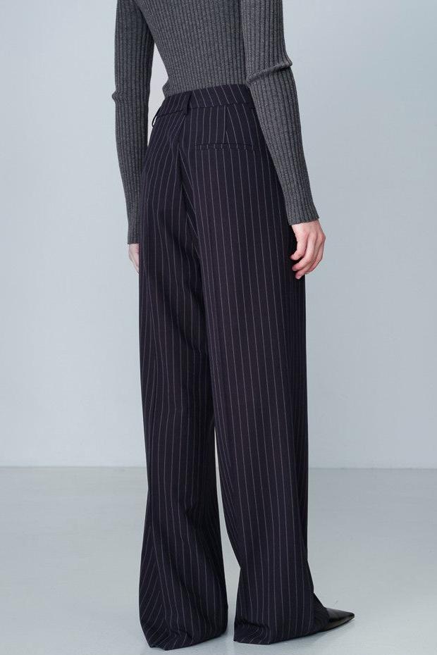 Neve Wide Leg Striped Trousers