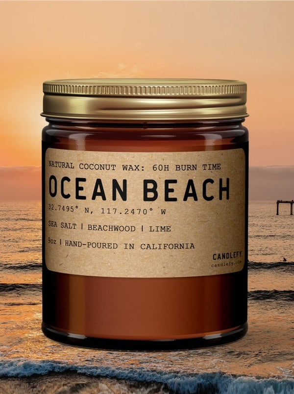 Ocean Beach Scented Candle