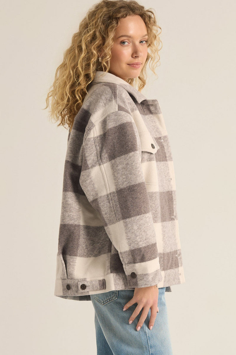 Preston Knit Plaid Jacket