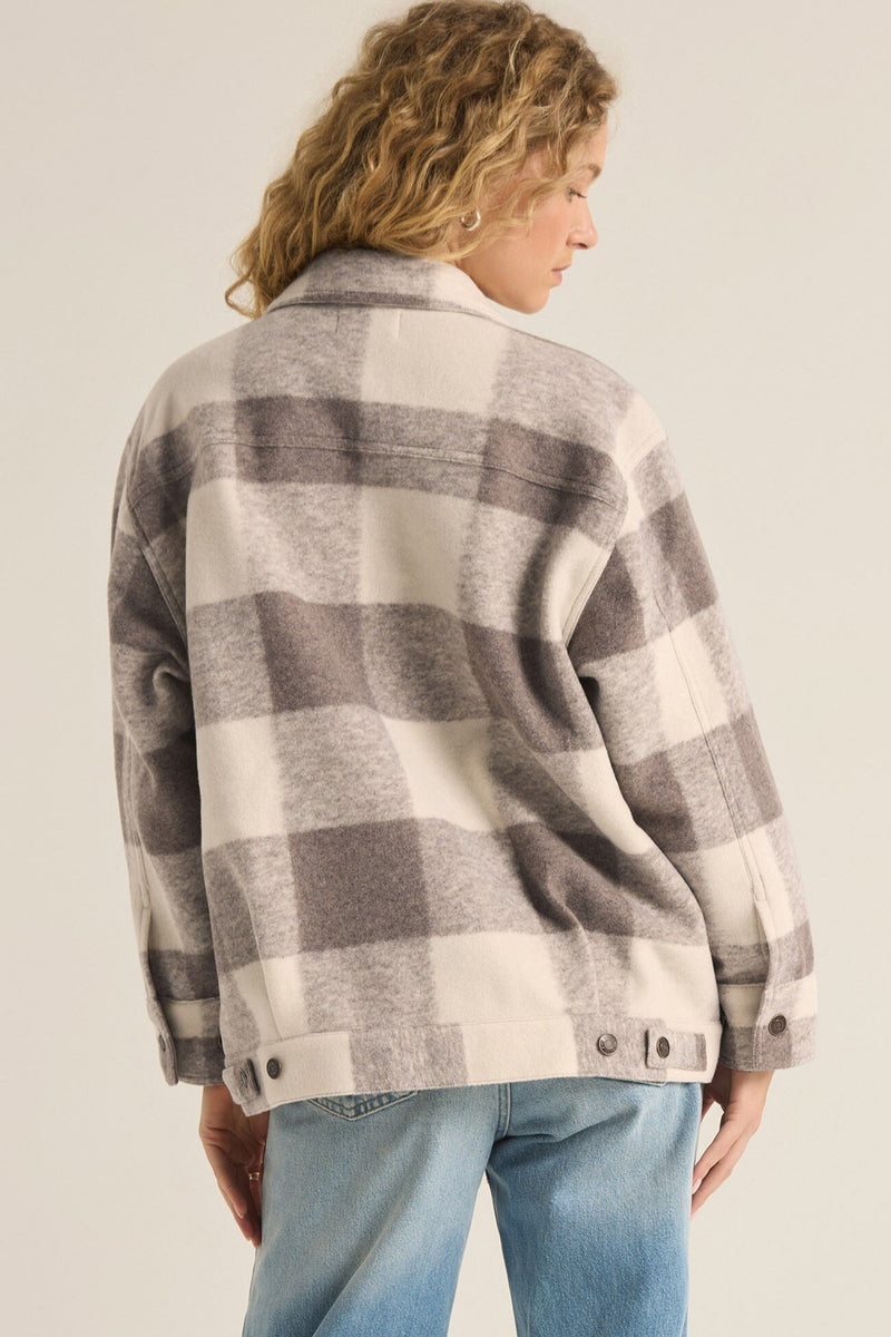 Preston Knit Plaid Jacket