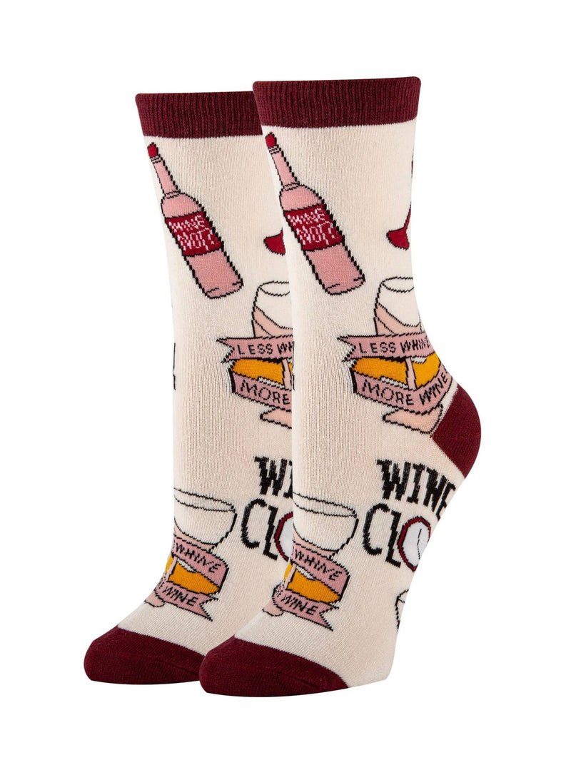 Put A Cork In It | Women's Novelty Crew Socks