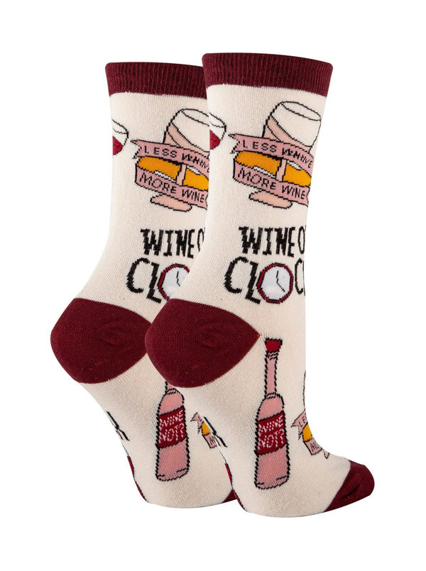 Put A Cork In It | Women's Novelty Crew Socks