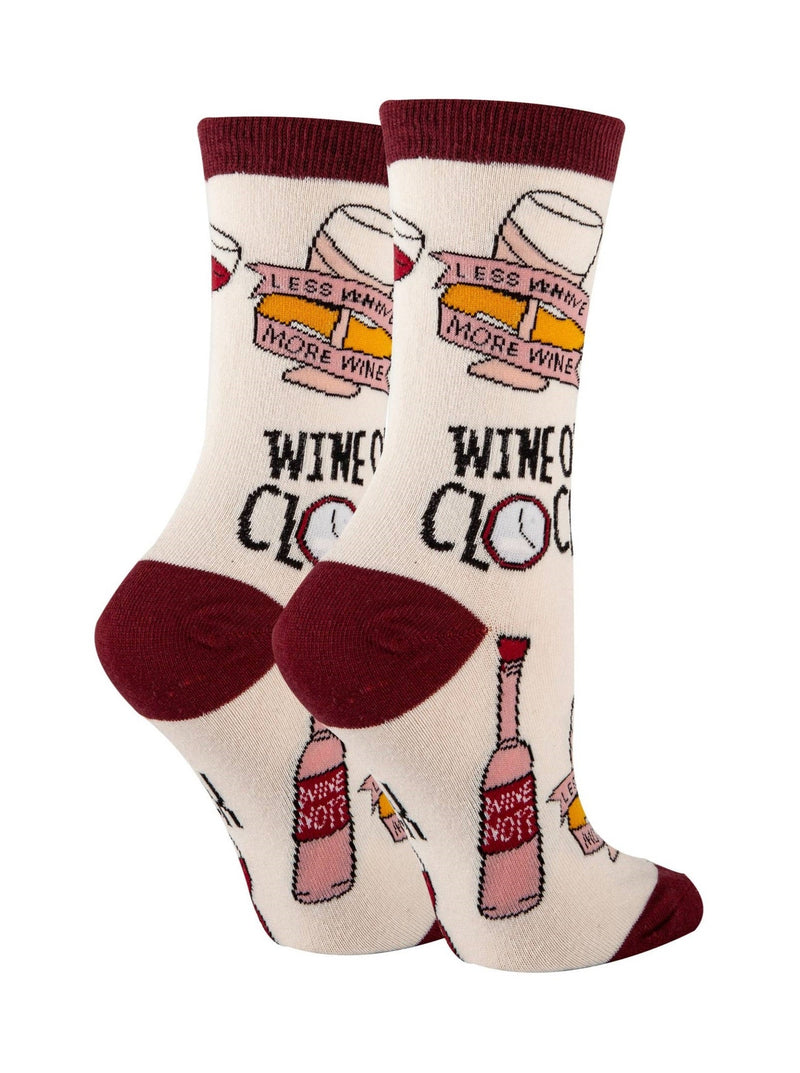 Put A Cork In It | Women's Novelty Crew Socks