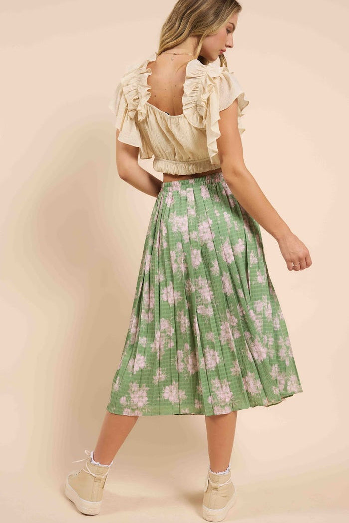 Rainy Days Pleated Skirt