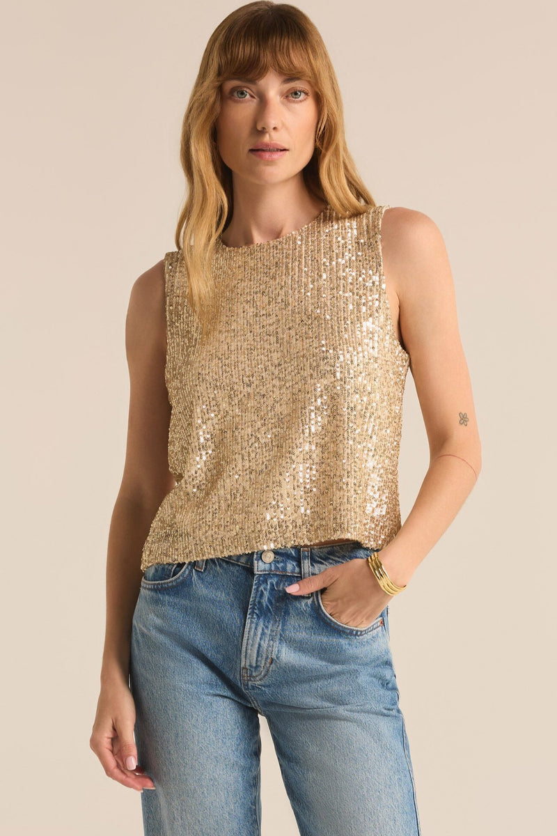 Sloane Sequin Top