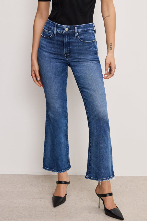 Soft-Tech Good Legs Cropped Mini Boot Jeans