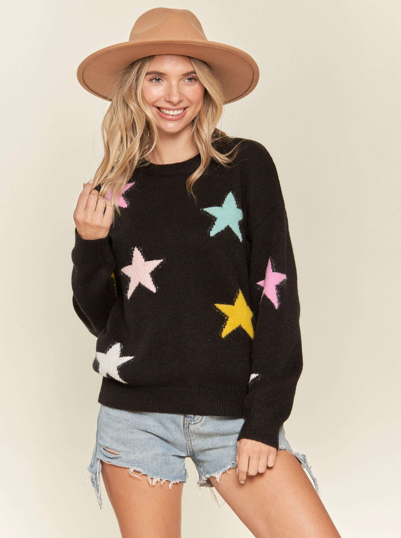 Stars Sweater Top