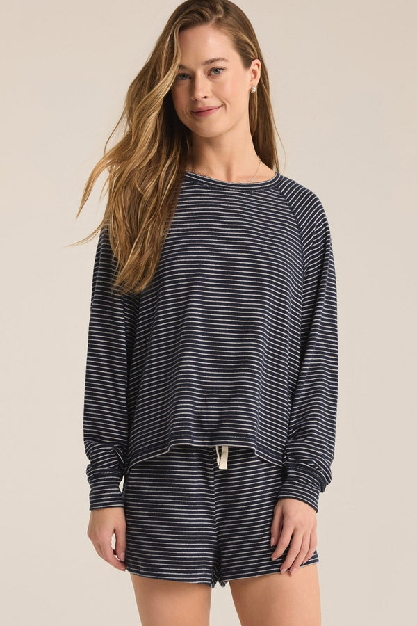 Staying In Stripe Long Sleeve Top