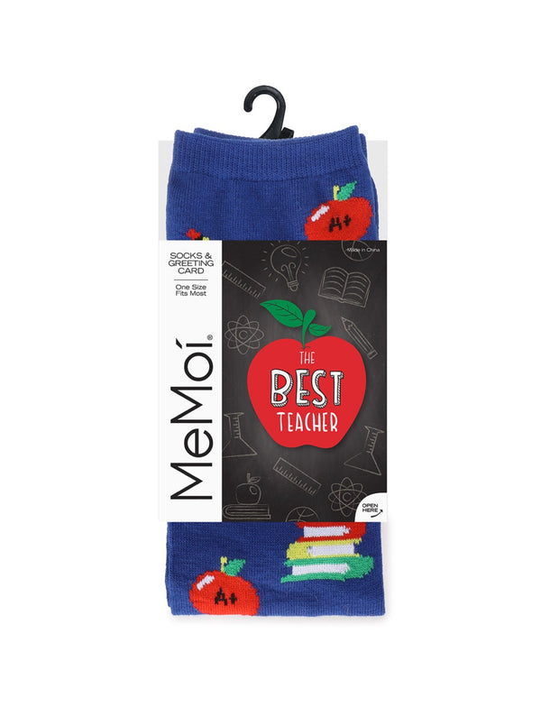 If Teachers Were Apples | Greeting Card Crew Socks