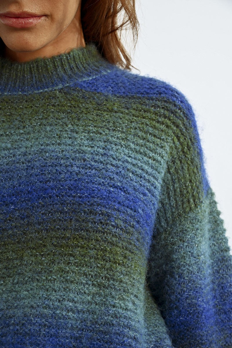 Tie-Dye Knitted Sweater