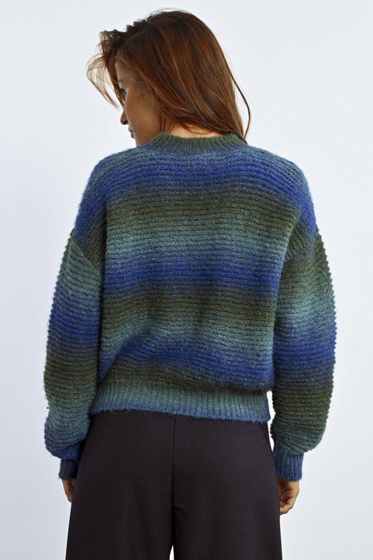 Tie-Dye Knitted Sweater