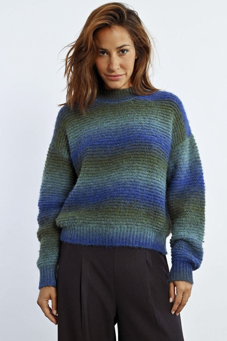 Tie-Dye Knitted Sweater