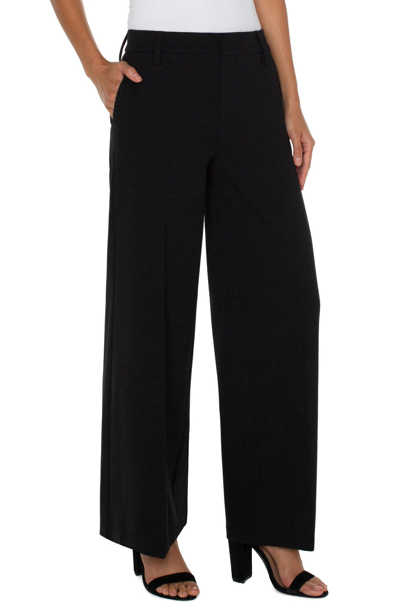 Kelsey Wide Leg Trouser - black
