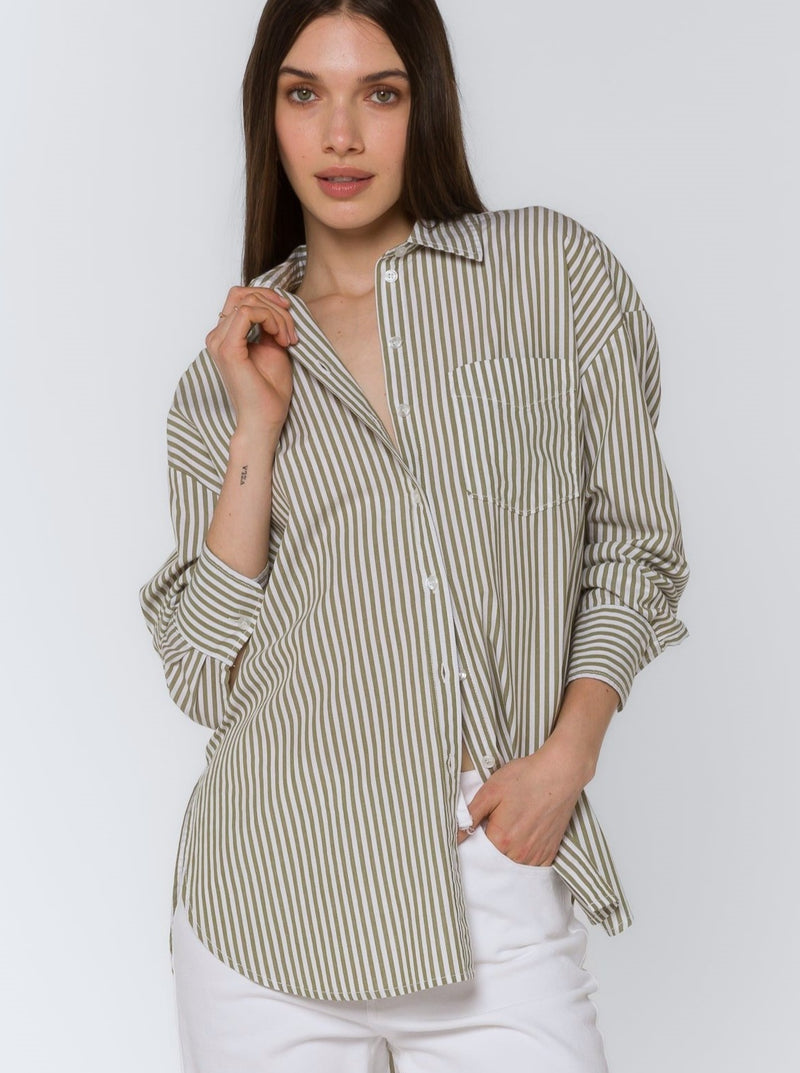 Waylor Kiwi Stripe Shirt