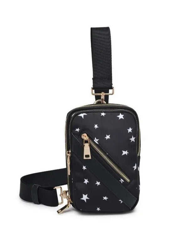 Accolade Sling Backpack - black star