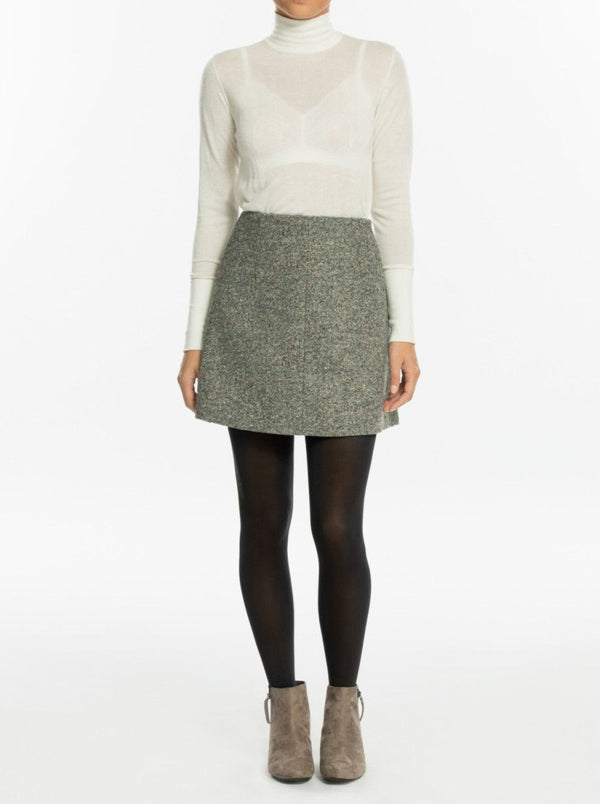 Spanx | Tight-End Tights in Very Black | styled front view on model