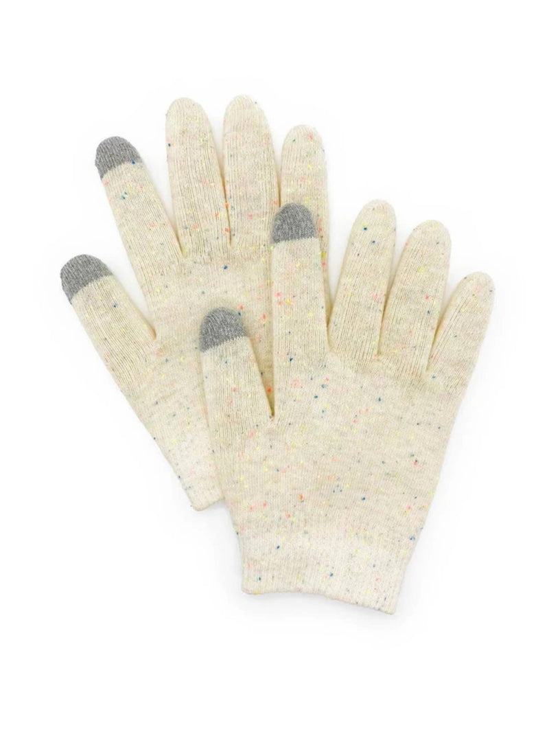 Kitsch | Moisturizing Spa Gloves, natural | Flat lay