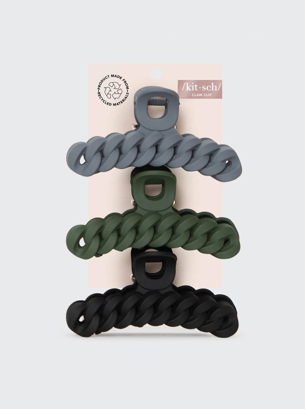 Eco-Friendly Chain Claw Clip 3pc