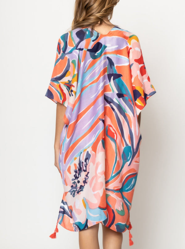 Floral Print Cover Up