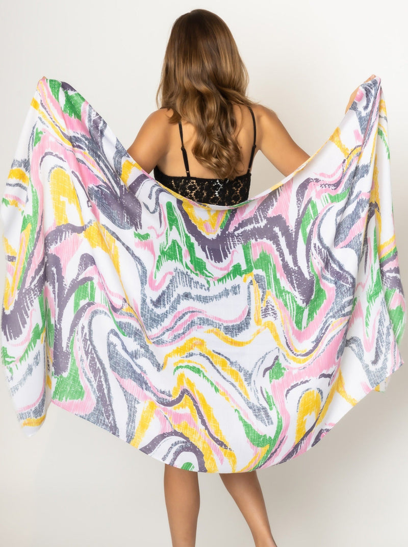 Wavy Abstract Scarf