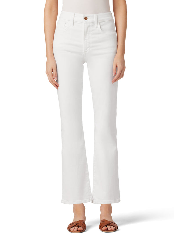 The Callie Cropped Boot | White