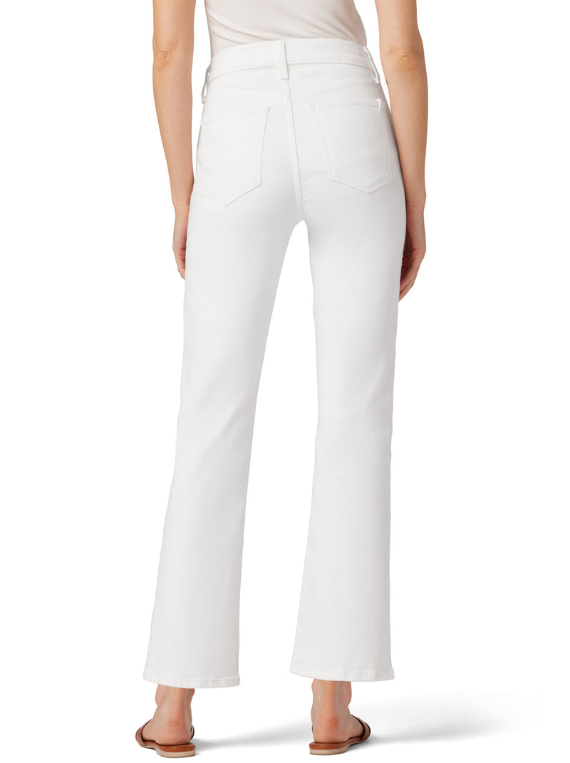 The Callie Cropped Boot | White