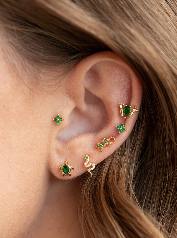 Girls Crew stud earrings, set of 5
