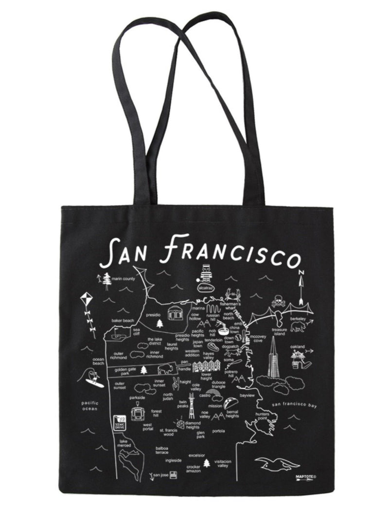San Francisco Black Tote