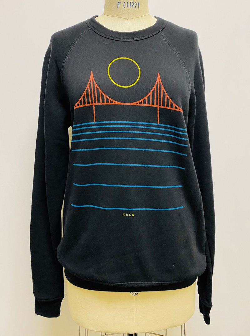 Minimal Bridge Rainbow Unisex Sweatshirt