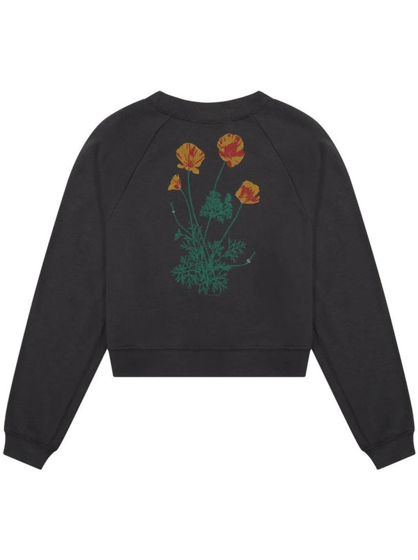 Poppy Cropped Crewneck Sweatshirt 